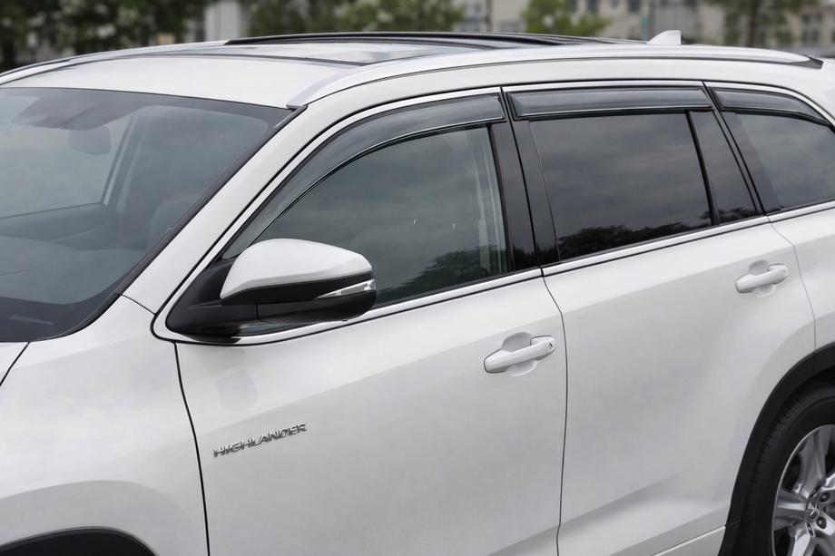 Toyota Highlander 2013-2019 Windabweiser mit Chromleisten Niken Luxury (6 Stk) Image
