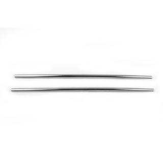 Zierleisten für Kühlergrill Stoßstange (2 Stk, Edelstahl) Volkswagen T5 Transporter 2003-2010 Foto 3