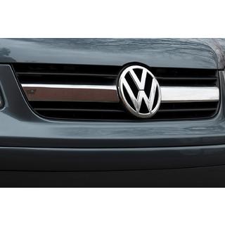 Chrom Kühlergrill Mittelstreifen Abdeckung (2 Stk, Edelstahl) Volkswagen T5 Transporter 2003-2010 Foto 1