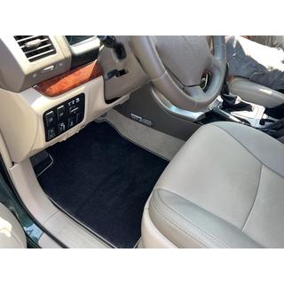 Textil Fußmatten Deluxe (2 Reihen, Schwarz) Toyota Land Cruiser Prado 120 2002-2009 Foto 1