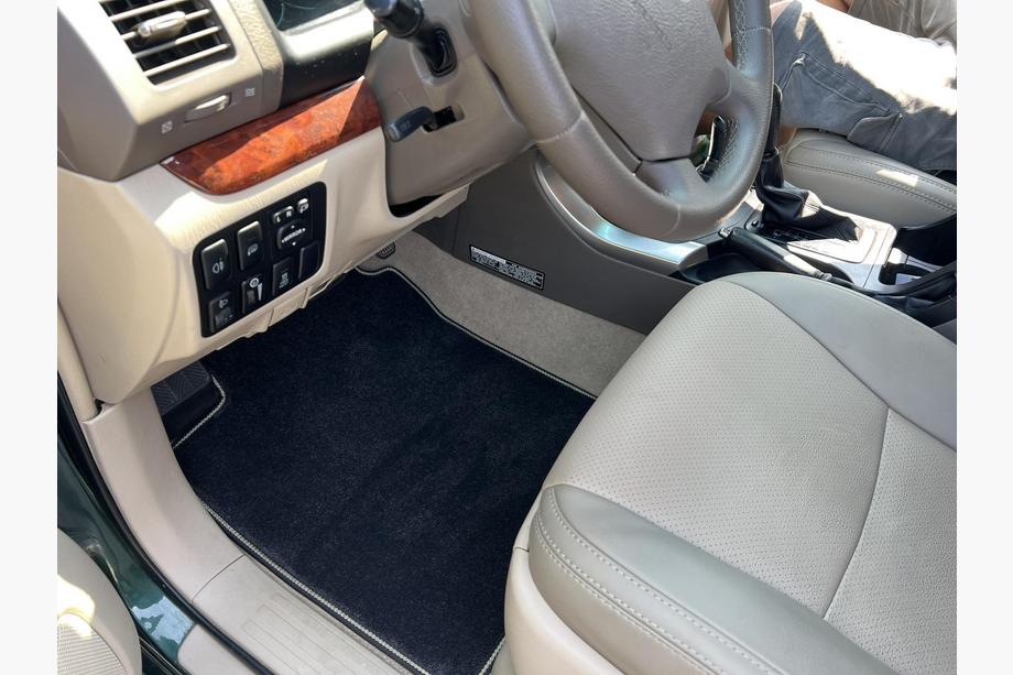 Toyota Land Cruiser Prado 120 2002-2009 Textil Fußmatten Deluxe (2 Reihen, Schwarz) Image