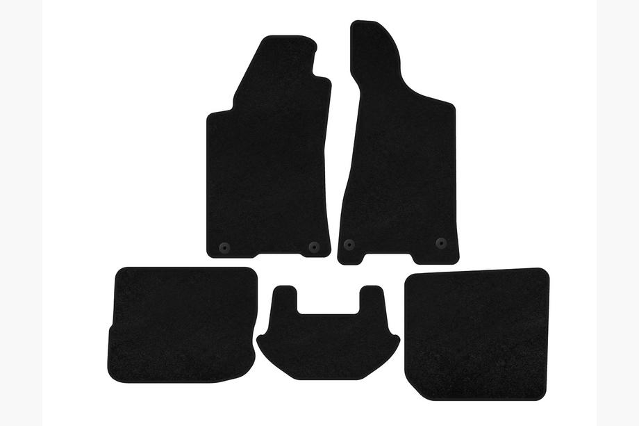 Audi 80/90 1987-1996 Textil-Fußmatten Deluxe (1991-1996, Limousine, schwarz) Image