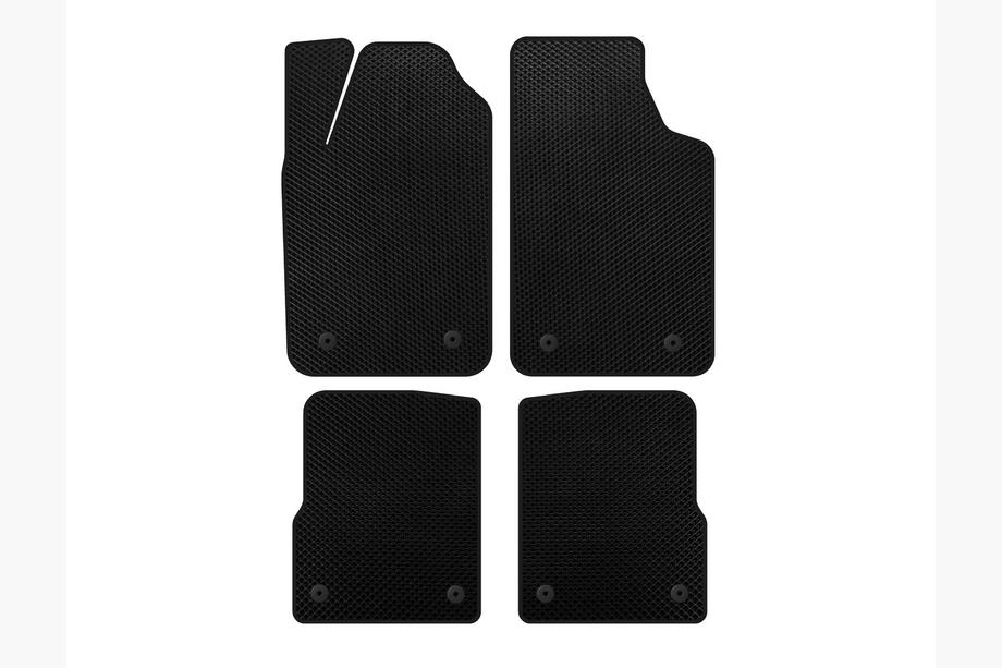 Audi A2 1999-2005 Textil Fußmatten Deluxe (HB, Schwarz) Image
