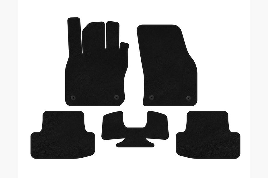 Audi Q2 2016- Textil Fußmatten Deluxe (Schwarz) Image