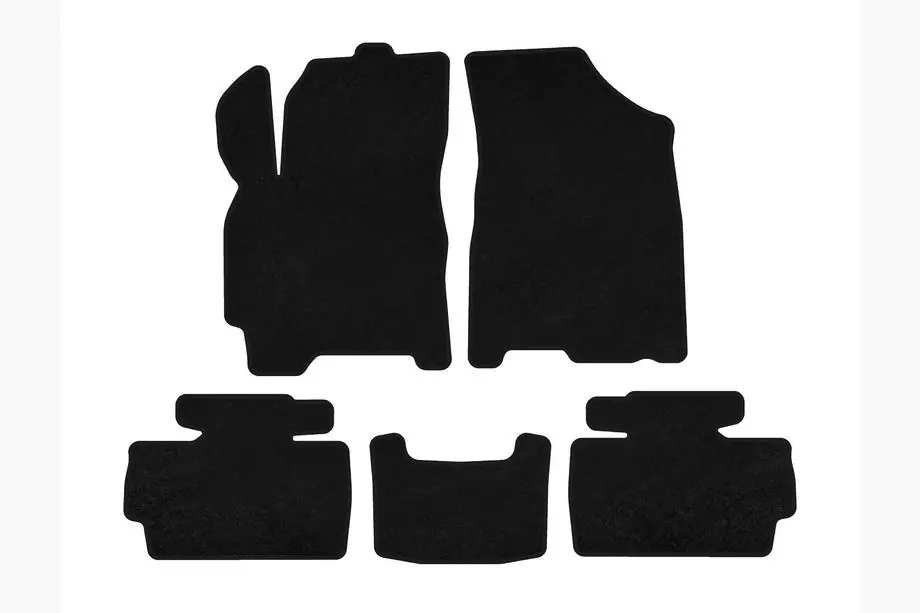 Chery Tiggo 2 2014- Textil Fußmatten Deluxe (Schwarz) Image