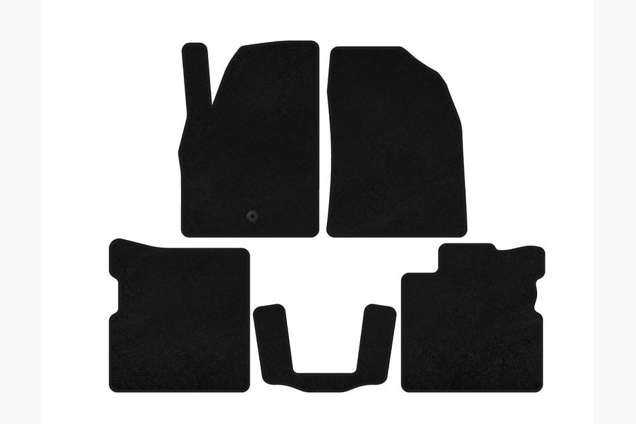 Chevrolet HHR 2005-2011 Textil Fußmatten Deluxe (Schwarz) Image