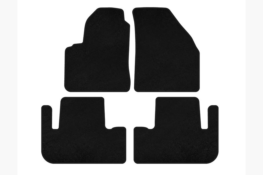 Chevrolet Tacuma/Rezzo 2000-2008 Textil Fußmatten Deluxe (Schwarz) Image