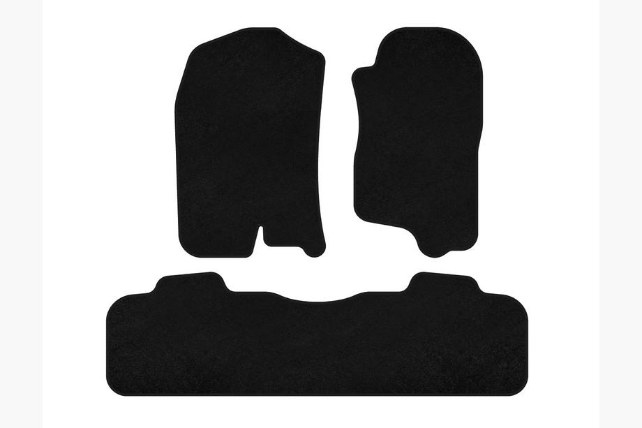 Chevrolet Tahoe 2014-2019 Textil Fußmatten Deluxe (2 Reihen, 2007-2014, Schwarz) Image