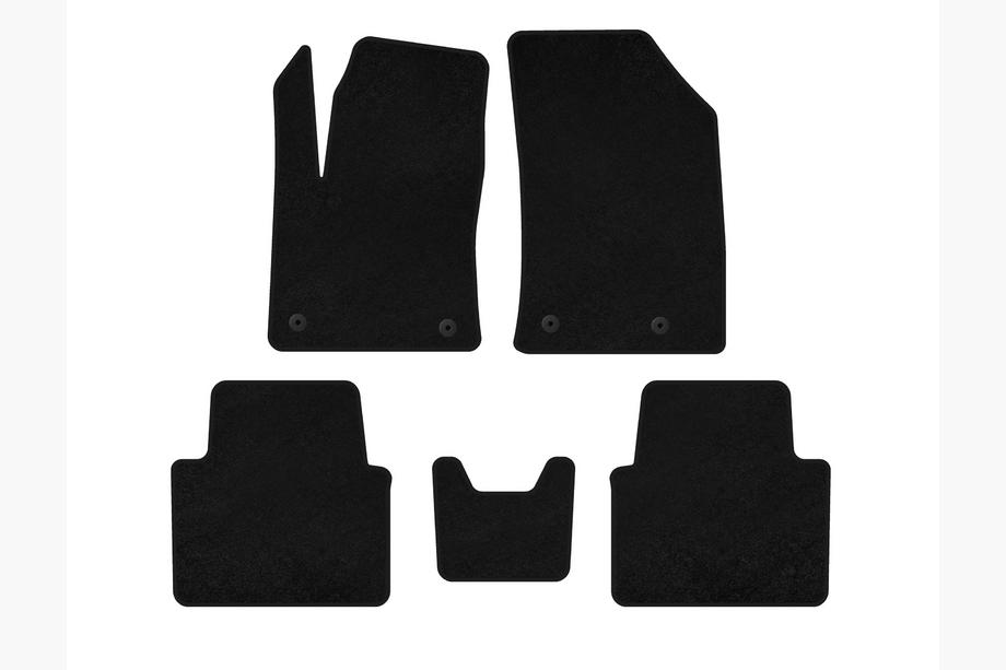 Citroen C-3 Aircross 2017-2024 Textil Fußmatten Deluxe (Schwarz) Image