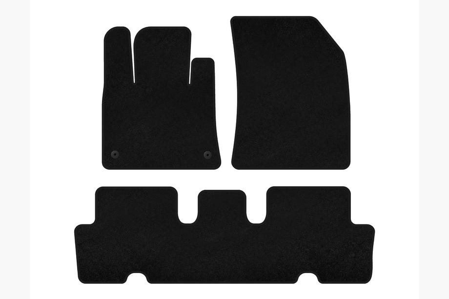 Citroen C-4 Picasso 2013–2022 Textil-Fußmatten Deluxe V1 (2 Reihen, Schwarz) Image