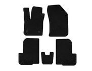 Dacia Lodgy 2012-2022 Textil Fußmatten Deluxe (2 Reihen, 7-Sitzer, schwarz) Foto 1