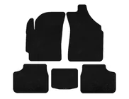 Daewoo Matiz 2009-2015 Textil Fußmatten Deluxe (Schwarz) Foto 1