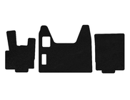 DAF XF95 2002-2006 Textil Fußmatten Deluxe (Schwarz) Foto 1