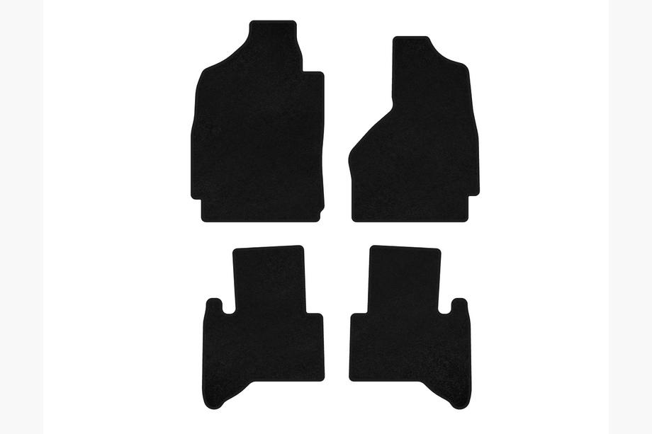 Dodge RAM (DR/DH/D1/DC/DM) 2002–2009 Textil Fußmatten Deluxe (2002-2009, Schwarz) Image