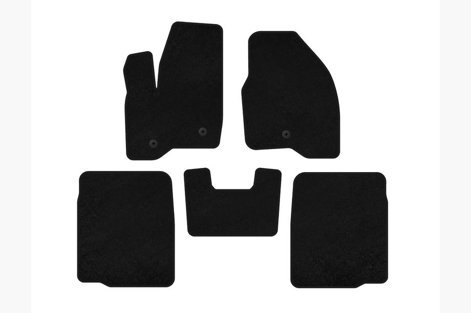 Ford Explorer 2011-2019 Textil Fußmatten Deluxe (2 Reihen, 2011-2015, Schwarz) Image