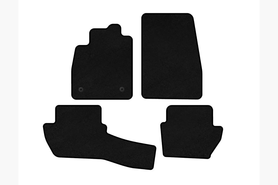 Ford Fiesta 2017- Textil Fußmatten Deluxe (Schwarz) Image