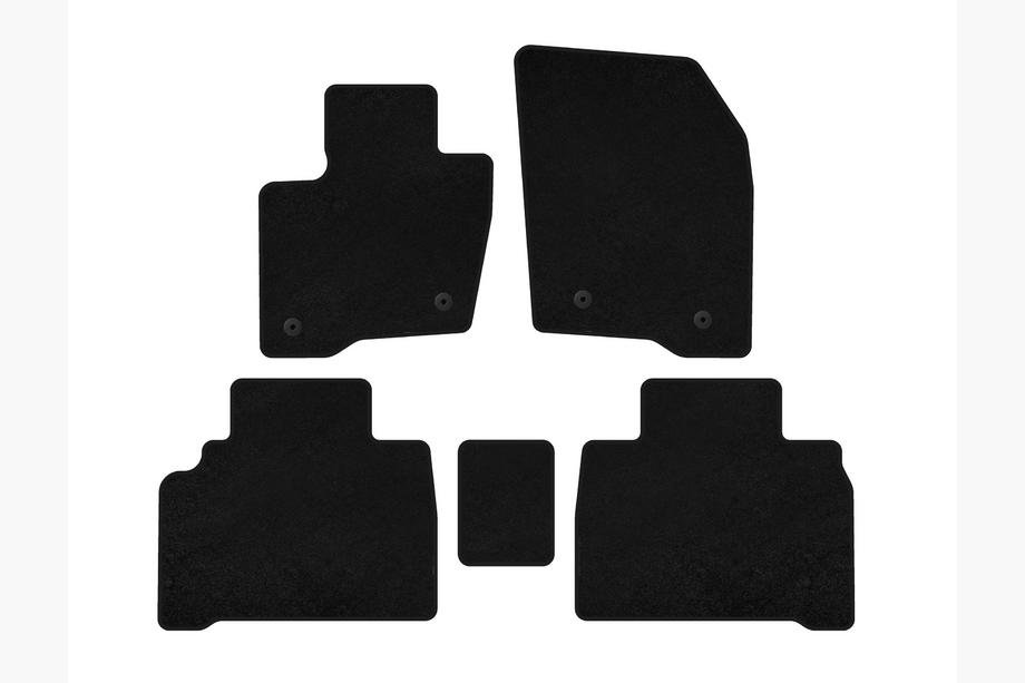 Ford Galaxy 2015- Textil Fußmatten Deluxe (HB, Schwarz) Image