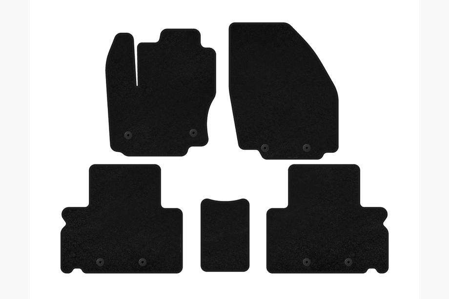 Ford S-Max 2007-2014 Textil Fußmatten Deluxe (Schwarz) Image