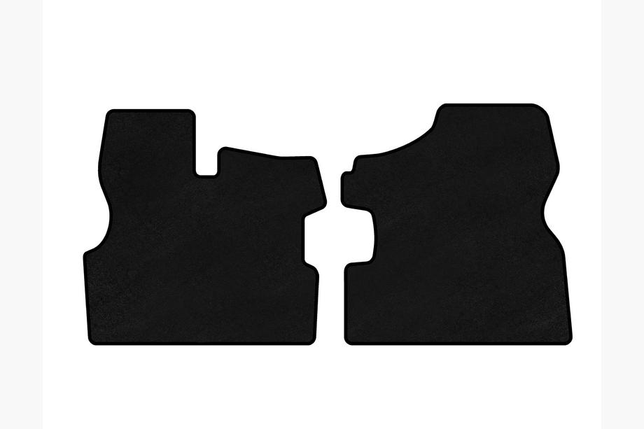 Ford Transit 1991-2000 Textil Fußmatten Deluxe (Schwarz) Image