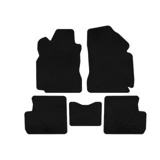 Textil Fußmatten Deluxe (Schwarz)