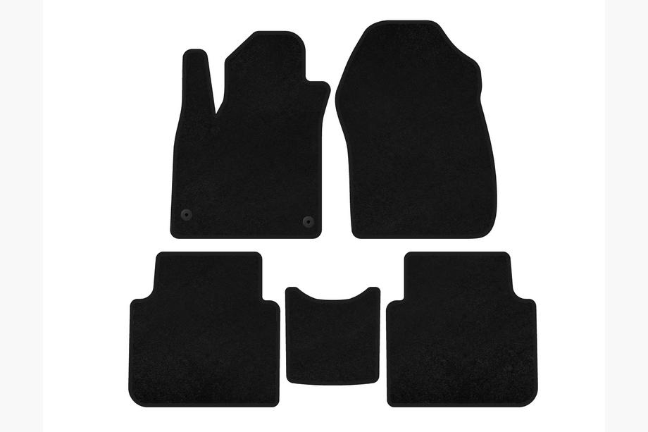 Honda CRV 2017-2022 Textil-Fußmatten Deluxe (7-Sitzer, schwarz, 2020-2022) Image