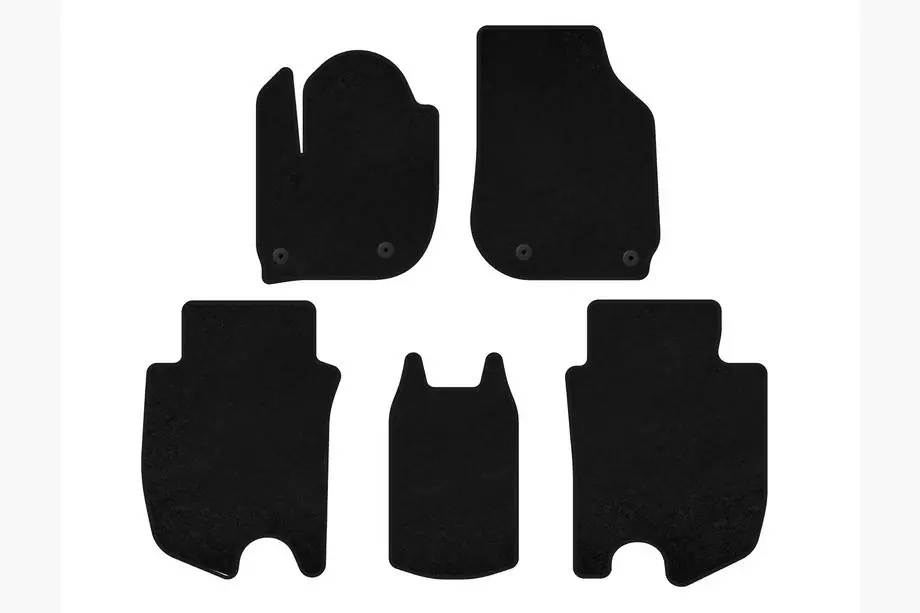 Honda FIT/Jazz 2014–2020 Textil Fußmatten Deluxe (HB, Hybrid, Schwarz) Image