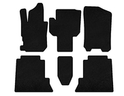 Honda FR-V 2004-2009 Textil Fußmatten Deluxe (Schwarz) Foto 1
