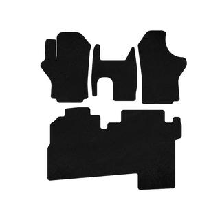Textil Fußmatten Deluxe (2004-2007, 2 Reihen, 8-Sitzer, schwarz) Hyundai H200, H1, Starex 1998-2007 Foto 1