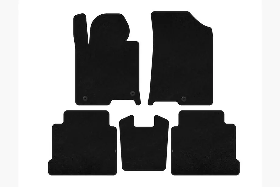 Hyundai Sonata LF 2014-2019 Textil-Fußmatten Deluxe (schwarz) Image