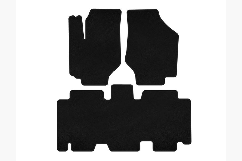 Hyundai Trajet 2000-2007 Textil Fußmatten Deluxe (Schwarz) Image