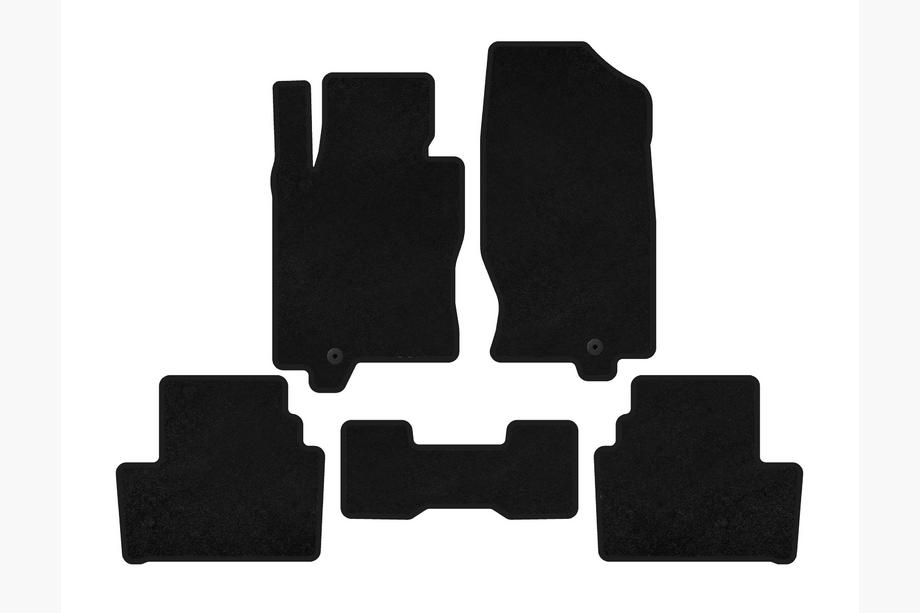 Infiniti G25/G35/37 (V36/CV36) 2006-2015 Textil Fußmatten Deluxe (G35 S, Coupe, Schwarz) Foto 1