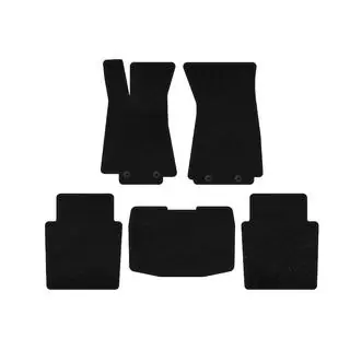 Textil Fußmatten Deluxe (SD, Schwarz)