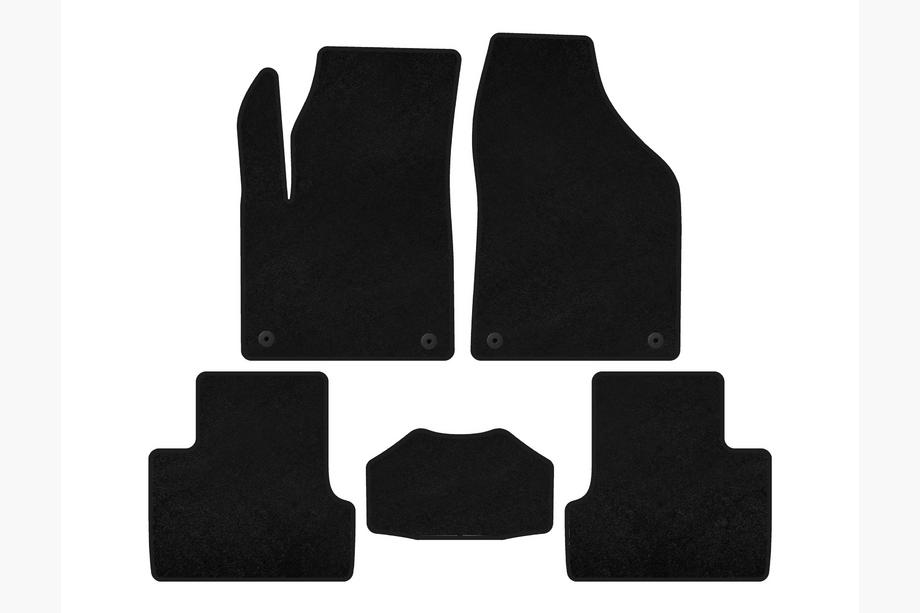 Jeep Cherokee KL 2013- Textil-Fußmatten Deluxe (ab 2018, schwarz) Image