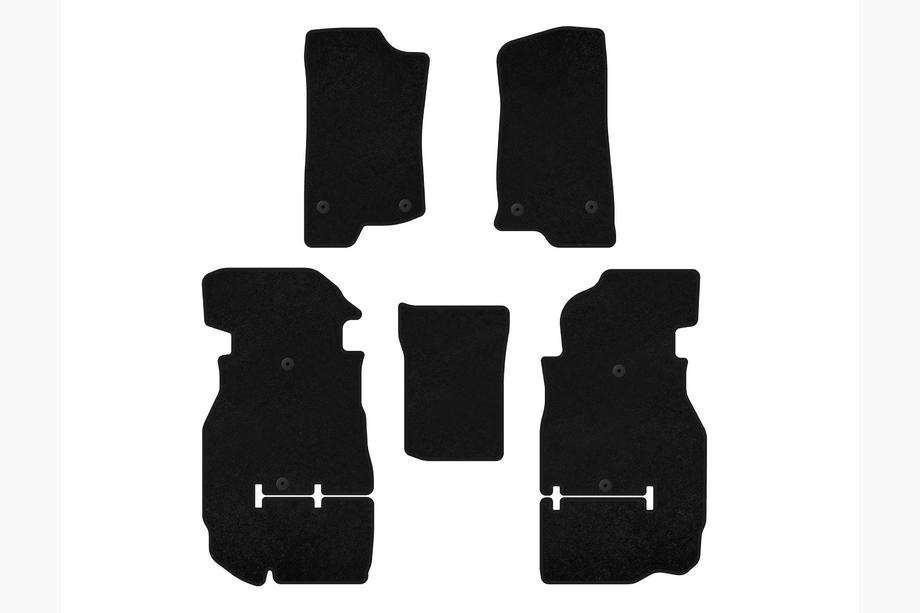 Jeep Wrangler 2018- Textil Fußmatten Deluxe (Rubicon Unlimited/5-türig, schwarz) Image