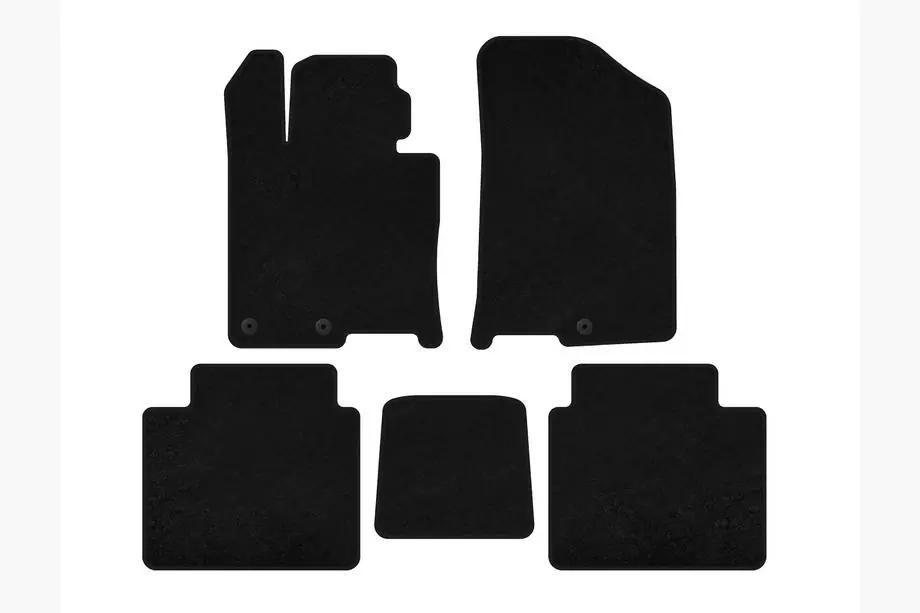 Kia Optima 2016- Textil Fußmatten Deluxe (Schwarz) Image