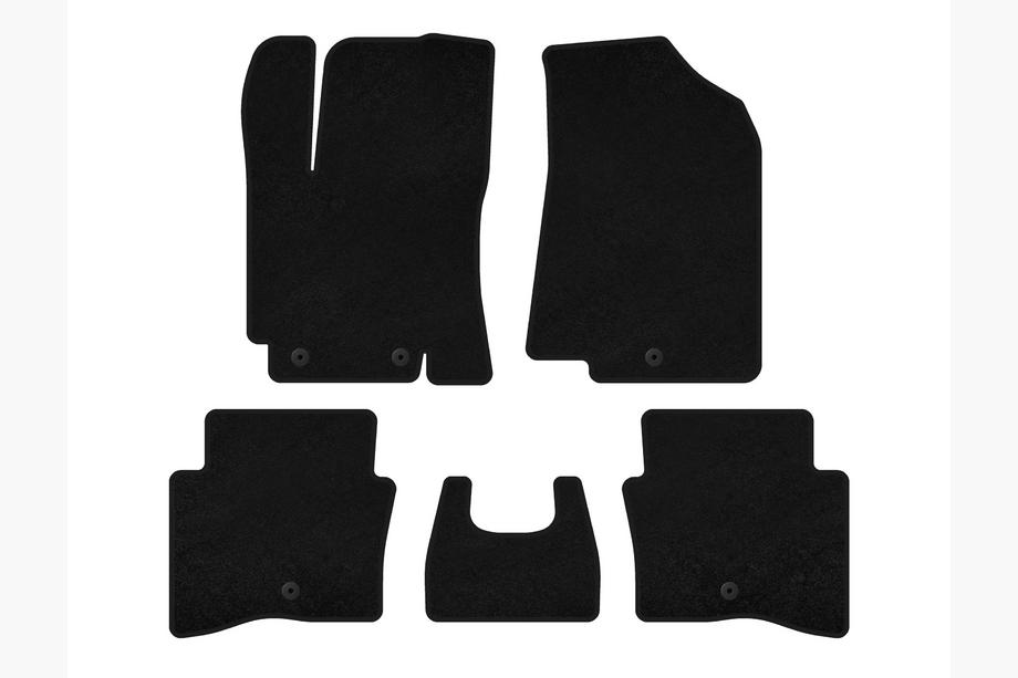 Kia Rio 2012-2017 Textil Fußmatten Deluxe (SD, Schwarz) Image