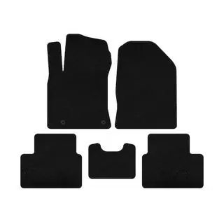 Textil Fußmatten Deluxe (Schwarz) Foto 1