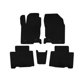 Textil Fußmatten Deluxe (Schwarz) Foto 1