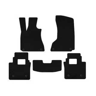 Textil Fußmatten Deluxe (SD, Schwarz)