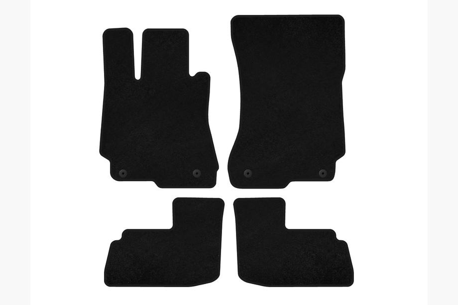 Mercedes CL-class C216 2006-2014 Textil Fußmatten Deluxe (Schwarz) Image