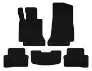 Mercedes C-class W205 2014-2021 Textil Fußmatten Deluxe (SD, Schwarz) Foto 1