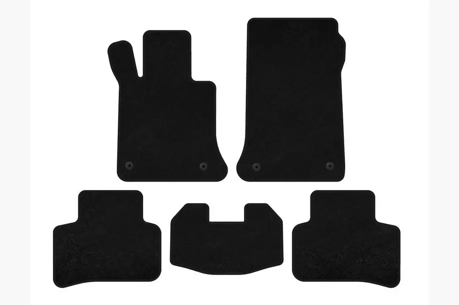 Mercedes GLK class X204 2008-2015 Textil Fußmatten Deluxe (Schwarz) Image