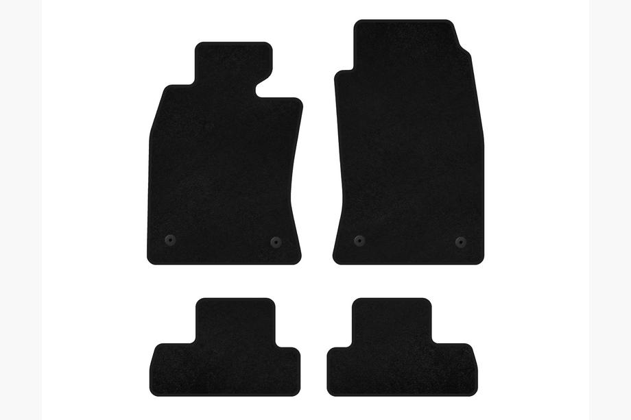 Mini Cooper R50/52/53 2000-2006 Textil Fußmatten Deluxe (für R50, schwarz) Image
