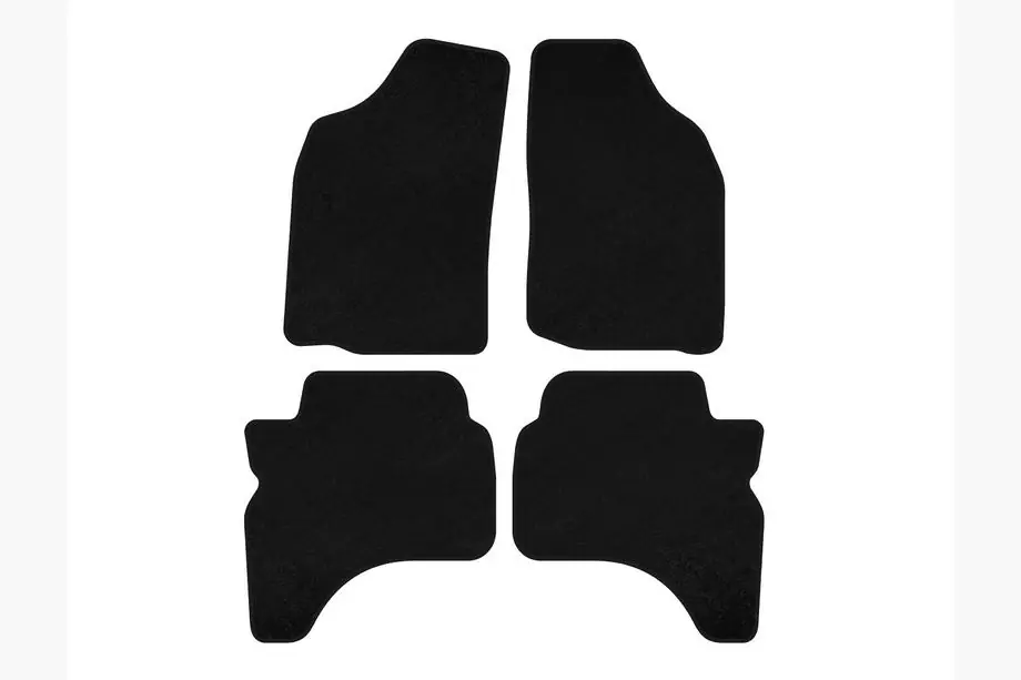 Mitsubishi L200 1996-2006 Textil Fußmatten Deluxe (Schwarz) Image