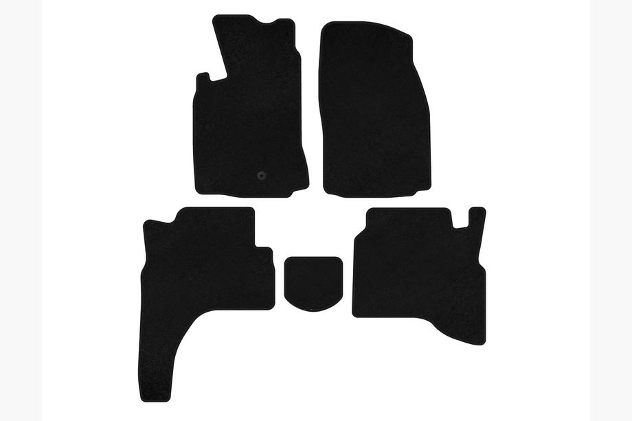 Mitsubishi Pajero Sport 1996-2007 Textil Fußmatten Deluxe (Schwarz) Image