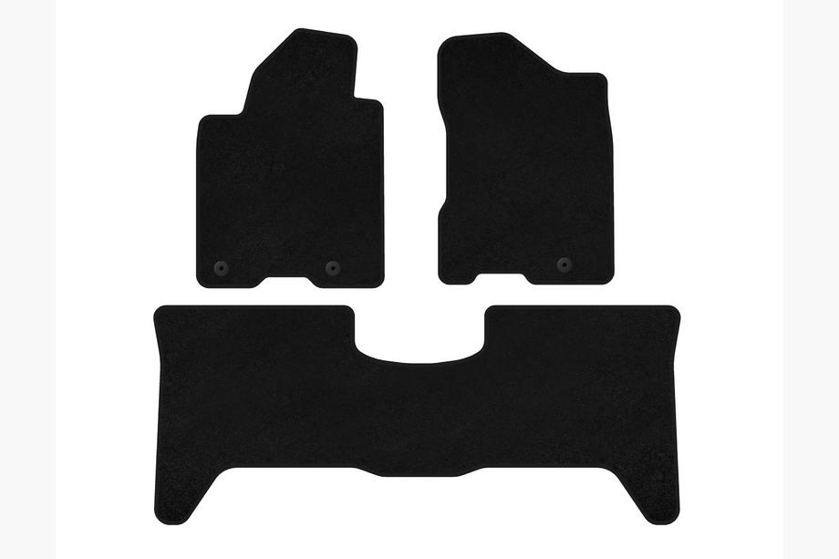 Nissan Armada 2003-2015 Textil-Fußmatten Deluxe (2-reihig, 2003-2008, schwarz) Image