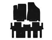 Nissan Pathfinder R52 2012-2021 Textil Fußmatten Deluxe (2 Reihen, Schwarz) Foto 1