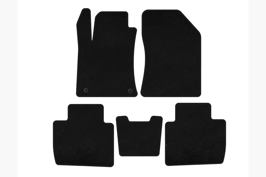 Peugeot 508 2018- Textil Fußmatten Deluxe (LB, Schwarz) Image