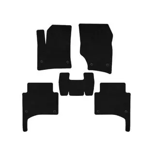Textil Fußmatten Deluxe (Schwarz)