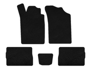 Renault Symbol 1999-2008 Textil Fußmatten Deluxe (SD, Schwarz) Foto 1